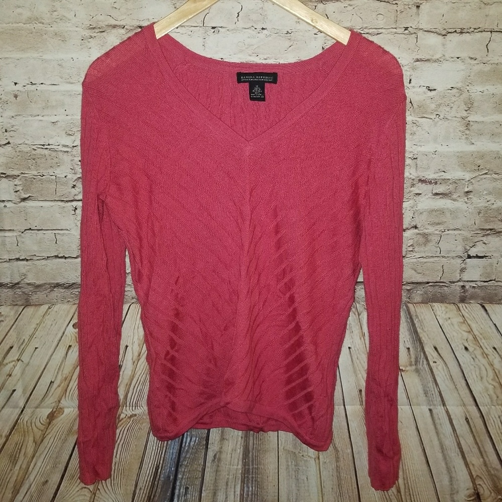 Banana Republic 100% Fine Merino Wool Sweater M